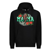 Black Mama rock lightning bolt Mother's Day Premium Hoodie - CowGirlArtShop