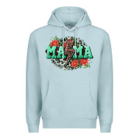 Blue Mist Mama rock lightning bolt Mother's Day Premium Hoodie - CowGirlArtShop