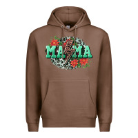 Chestnut Mama rock lightning bolt Mother's Day Premium Hoodie - CowGirlArtShop