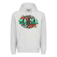 Dove Grey Mama rock lightning bolt Mother's Day Premium Hoodie - CowGirlArtShop