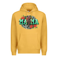 Mustard Mama rock lightning bolt Mother's Day Premium Hoodie - CowGirlArtShop