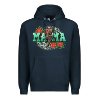 Navy Mama rock lightning bolt Mother's Day Premium Hoodie - CowGirlArtShop