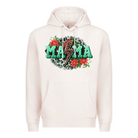 Pale Pink Mama rock lightning bolt Mother's Day Premium Hoodie - CowGirlArtShop