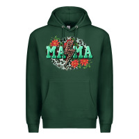 Sports Green Mama rock lightning bolt Mother's Day Premium Hoodie - CowGirlArtShop