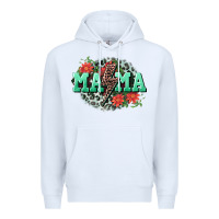 White Mama rock lightning bolt Mother's Day Premium Hoodie - CowGirlArtShop