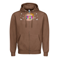 Chestnut summer vibes with birds Zipper Hoodie - TumblerDesignByShophia