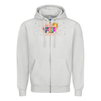 Dove Grey summer vibes with birds Zipper Hoodie - TumblerDesignByShophia