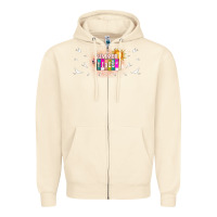 Sandshell summer vibes with birds Zipper Hoodie - TumblerDesignByShophia