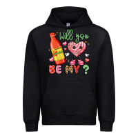 Black will you be my Urban Hoodie - LillyAllenDesigns