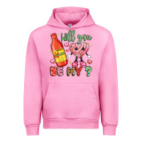 Fuchsia Pink will you be my Urban Hoodie - LillyAllenDesigns
