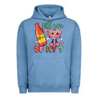 Pigment Pebble Blue will you be my Urban Hoodie - LillyAllenDesigns