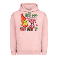 Pigment Salmon will you be my Urban Hoodie - LillyAllenDesigns
