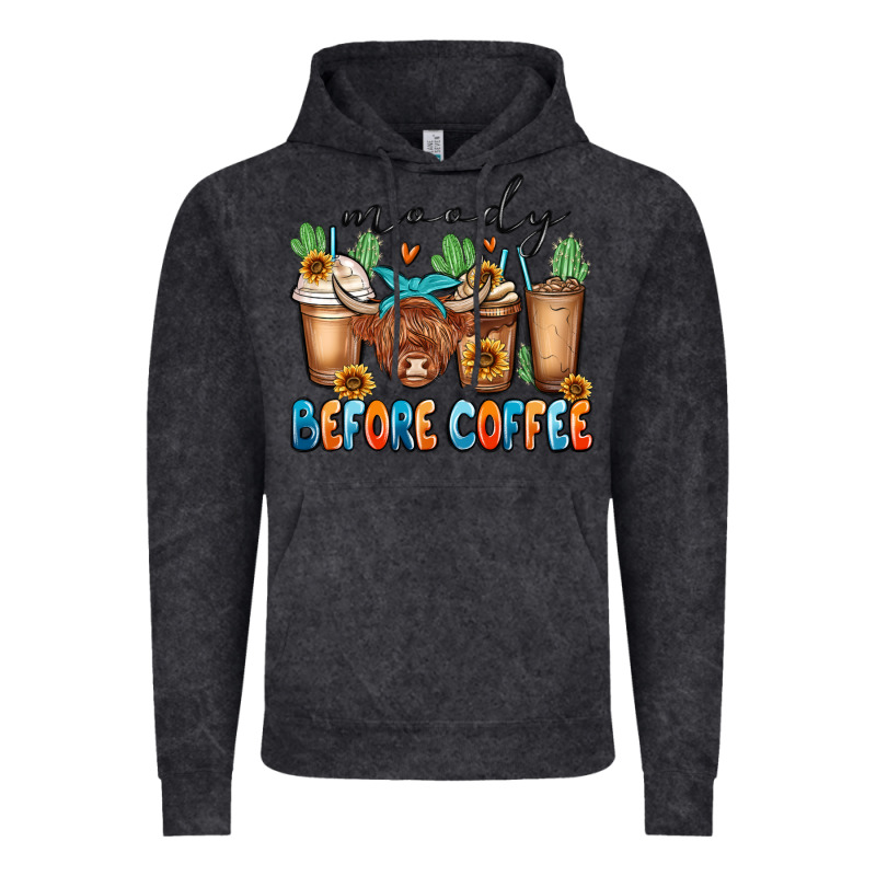 Moody Before Coffee Vintage Hoodie by MaliasSmallBusiness | Teevron