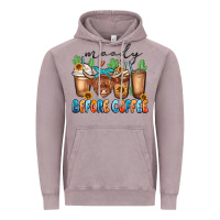 Vintage Zinc moody before coffee Vintage Hoodie - MaliasSmallBusiness