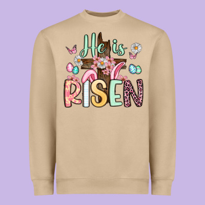 He Is Risen Heavyweight Sweatshirt Designed By Artiststas