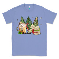 Colony Blue christmas coffee and book Classic Tee - MaliasSmallBusiness