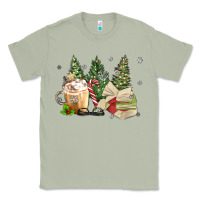 Matcha christmas coffee and book Classic Tee - MaliasSmallBusiness