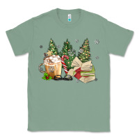 Sage christmas coffee and book Classic Tee - MaliasSmallBusiness