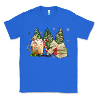 True Royal christmas coffee and book Classic Tee - MaliasSmallBusiness