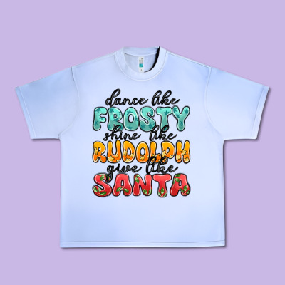 Dance Like Frosty Shine Like Rudolph Give Like San Urban Heavy Tee Designed By Maliassmallbusiness