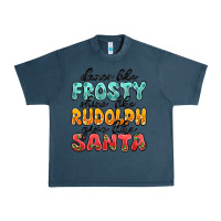 Midnight Navy dance like frosty shine like rudolph give like san Urban Heavy Tee - MaliasSmallBusiness