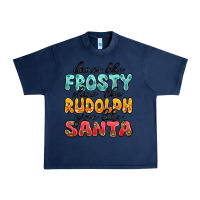 Navy dance like frosty shine like rudolph give like san Urban Heavy Tee - MaliasSmallBusiness