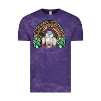 Cloud Purple simmental  rainbow Vintage Tee - JahusDesignShop