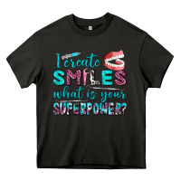 Asphalt i create smile what is your superpower Heavy Core Tee - AdoDesignShop