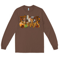 Chestnut Fall Vibes Boer Goat Long Sleeve Tee - LillyAllenDesigns