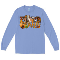 Colony Blue Fall Vibes Boer Goat Long Sleeve Tee - LillyAllenDesigns