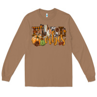 Toasted Coconut Fall Vibes Boer Goat Long Sleeve Tee - LillyAllenDesigns