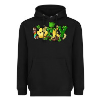 Black lucky pet  St. Patrick's Heavyweight Hoodie - HowdyJamesFarm