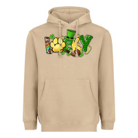Mushroom lucky pet  St. Patrick's Heavyweight Hoodie - HowdyJamesFarm