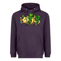 Plum lucky pet  St. Patrick's Heavyweight Hoodie - HowdyJamesFarm