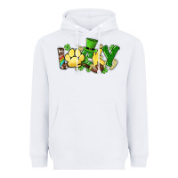 White lucky pet  St. Patrick's Heavyweight Hoodie - HowdyJamesFarm