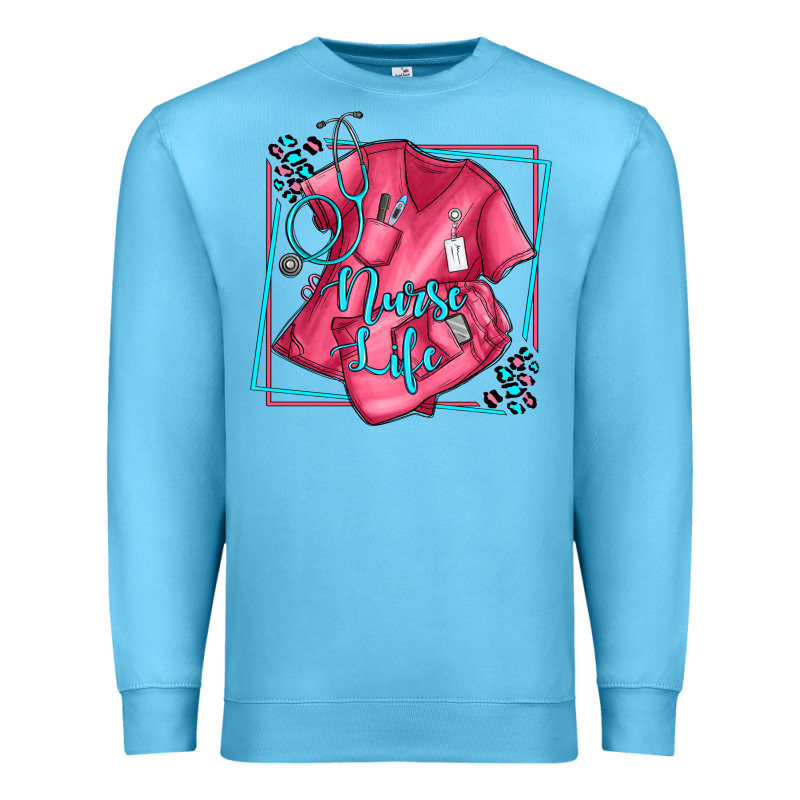 Nurse Life Olivia Premium Sweatshirt by OliviaCreatesArt | Teevron