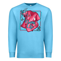 Ocean Blue nurse life olivia Premium Sweatshirt - OliviaCreatesArt