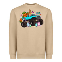 Monster Truck Easter Heavyweight Sweatshirt | Teevron