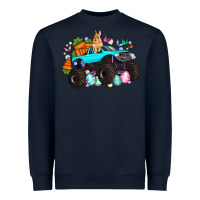 Navy monster truck easter Heavyweight Sweatshirt - Artiststas