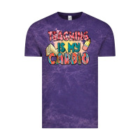 Cloud Purple teaching is my cardio Vintage Tee - NancyCooperArtShop