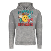 Cloud Rock happiest when i'm reading Vintage Hoodie - MaliasSmallBusiness