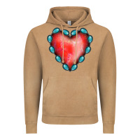 Vintage Camel Gemstone Red Heart Vintage Hoodie - Jasminsmagicworld