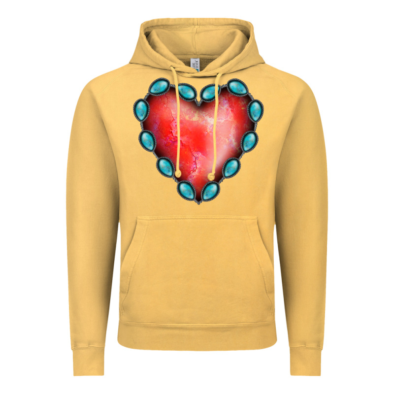 Gemstone Red Heart Vintage Hoodie by Jasminsmagicworld | Teevron