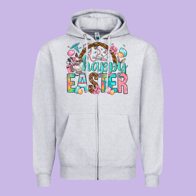 Happy Easter Nurse Easter Day Zipper Hoodie Designed By Howdyjamesfarm