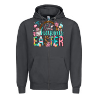 Smoke Happy Easter Nurse Easter Day Zipper Hoodie - HowdyJamesFarm