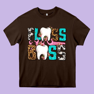 Floss Boss Heavy Core Tee Designed By Adodesignshop