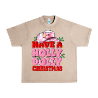 French Oak have a holly dolly christmas Urban Heavy Tee - MaliasSmallBusiness
