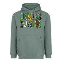 Sage Jesus junkie St. Patrick's Heavyweight Hoodie - CowGirlArtShop