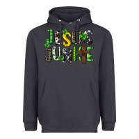 Smoke Jesus junkie St. Patrick's Heavyweight Hoodie - CowGirlArtShop