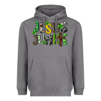 Storm Jesus junkie St. Patrick's Heavyweight Hoodie - CowGirlArtShop